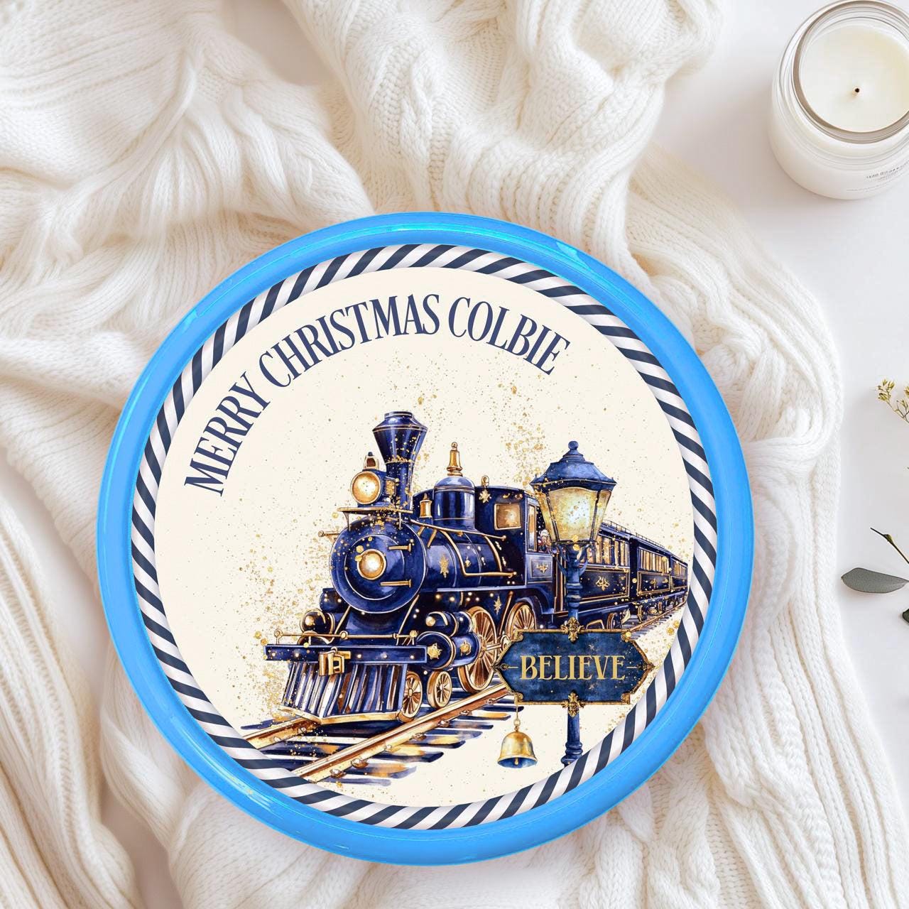 Personalised Chocolate Tub Sticker, Christmas Chocolate Tin Label, Secret Santa Gift, Xmas Gift For Teacher, Stocking Filler, Ireland, Irish