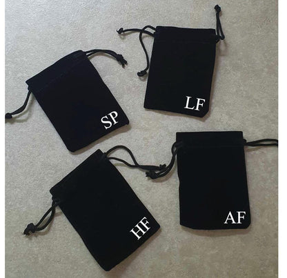 Personalised Jewellery Pouch, Black Velvet Pouch, Custom Necklace Case, Earring, Drawstring Bag, Jewelry Storage, Coin Purse, Ireland, Irish