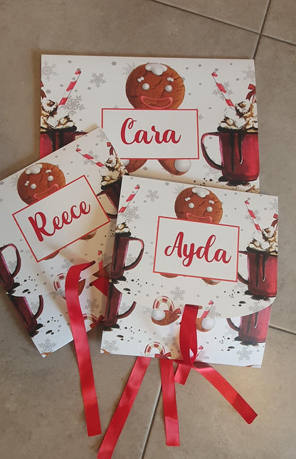 Toy Show Box, Christmas Eve Box,  Personalised Treat Box, Family Snack Hamper,  Reusable, Family Treats, Gingerbread, Ireland, Irish