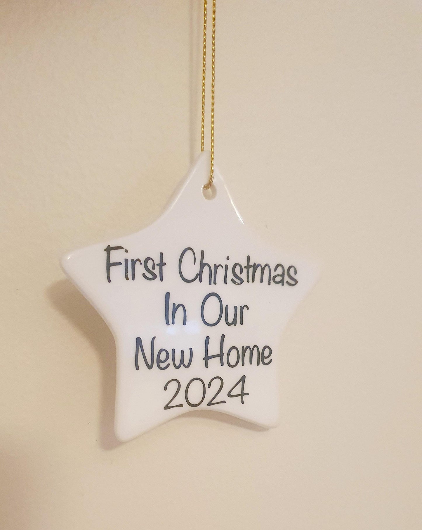My First Christmas Bauble, Babies First Christmas, Personalised Christmas Tree Ornament, Keepsake Gift, Flat Bauble, Ireland, Irish