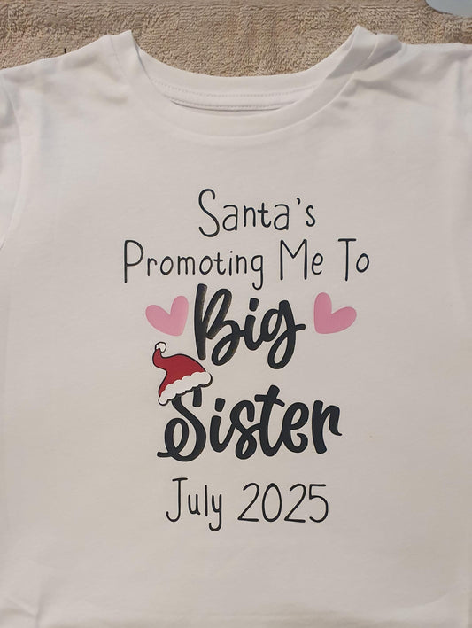 Santa Promoted Me To Big Brother Baby Vest