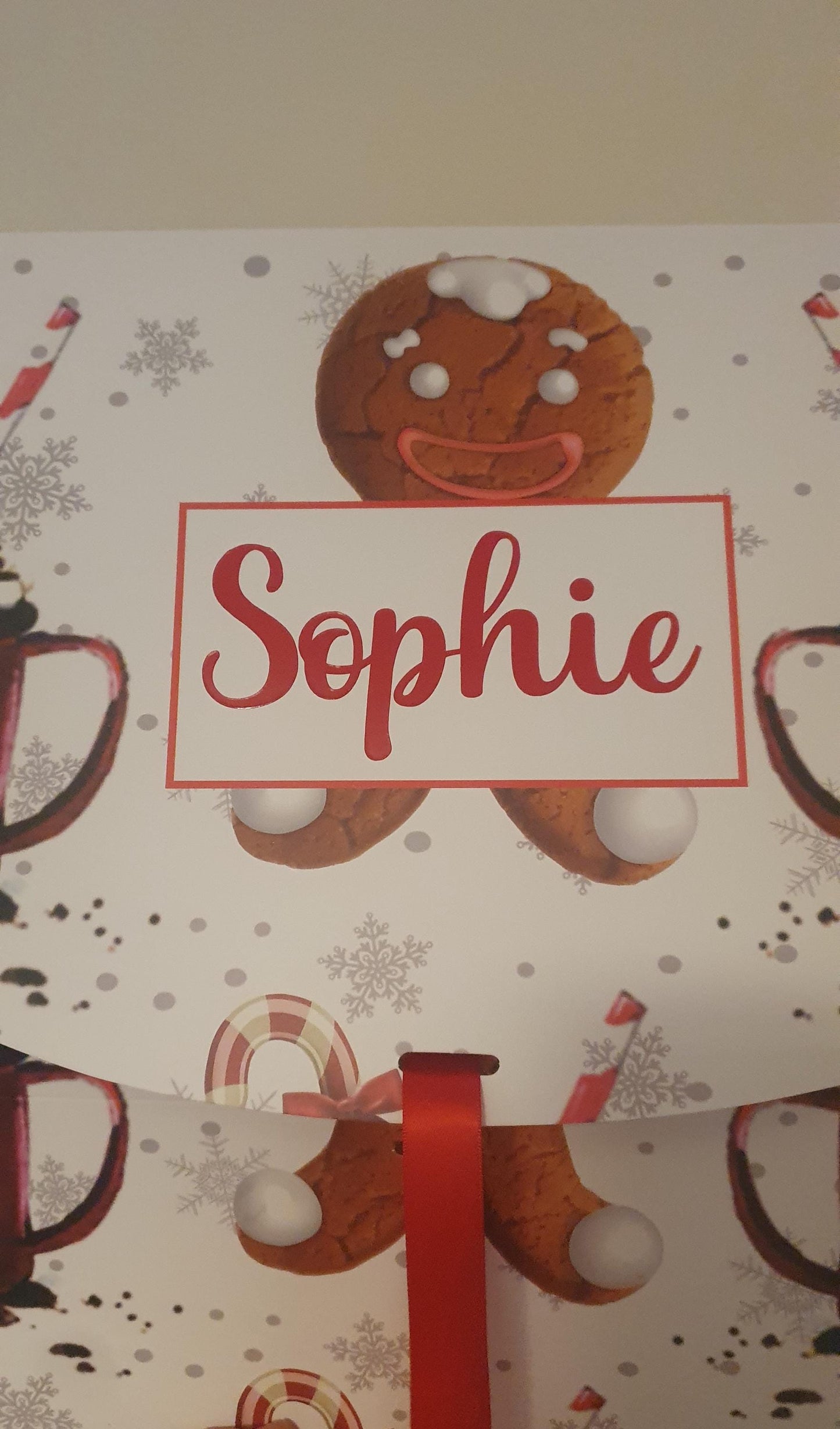 Toy Show Box, Christmas Eve Box,  Personalised Treat Box, Family Snack Hamper,  Reusable, Family Treats, Gingerbread, Ireland, Irish
