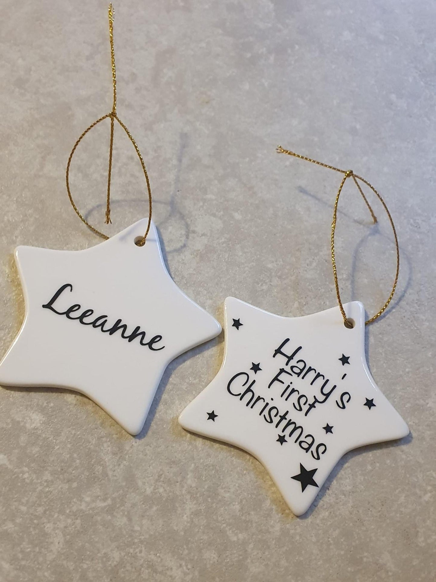 My First Christmas Bauble, Babies First Christmas, Personalised Christmas Tree Ornament, Keepsake Gift, Flat Bauble, Ireland, Irish