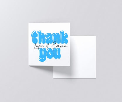 Personalised Thank You Card, Thanks Parents, Custom Card, Card For Mum And Dad, Wedding Thank You Card, Ireland, Irish