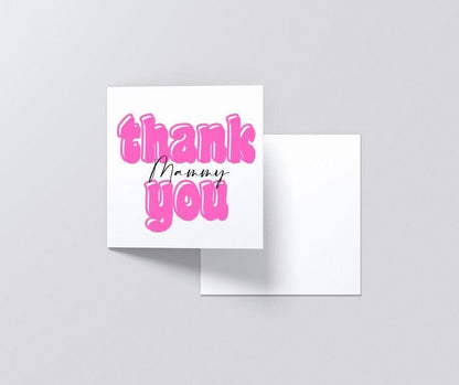 Personalised Thank You Card, Thanks Parents, Custom Card, Card For Mum And Dad, Wedding Thank You Card, Ireland, Irish