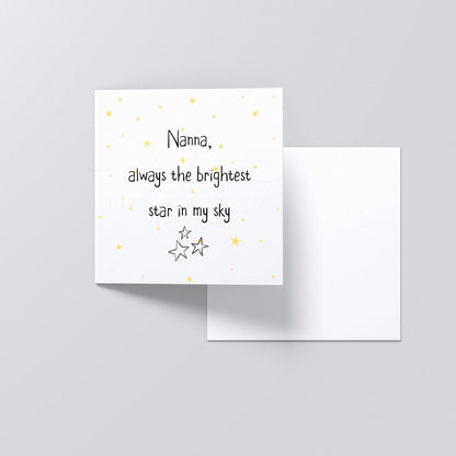 Personalised Mother's Day Card, Memorial Card, Happy Mother's Day Mammy, Mummy, Nan, Granny, Star, Custom Card, Ireland, Irish
