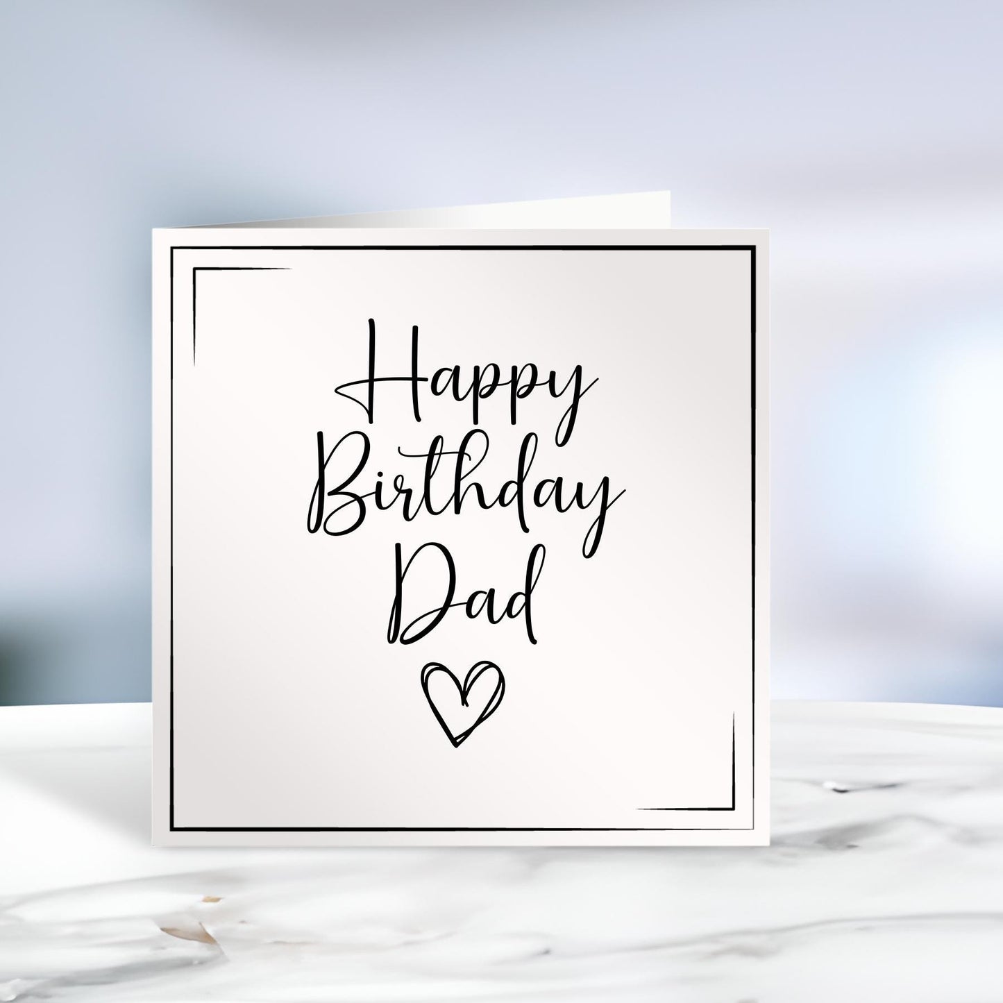 Personalised Birthday Card, Bday Card Dad, Grandad Birthday Card, Simple Birthday Card, Custom Name, Ireland, Irish