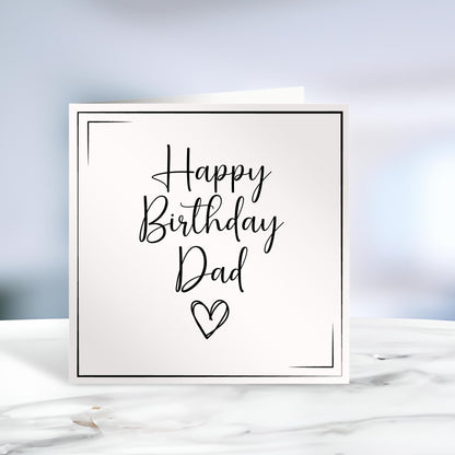 Personalised Birthday Card, Bday Card Dad, Grandad Birthday Card, Simple Birthday Card, Custom Name, Ireland, Irish