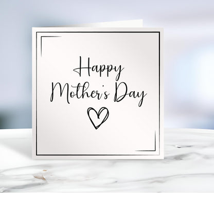 Personalised Mother's Day Card, Happy Mother's Day Mammy, Mummy, Mommy, Baby's First Mother's Day, Heart, Custom Card, Ireland, Irish