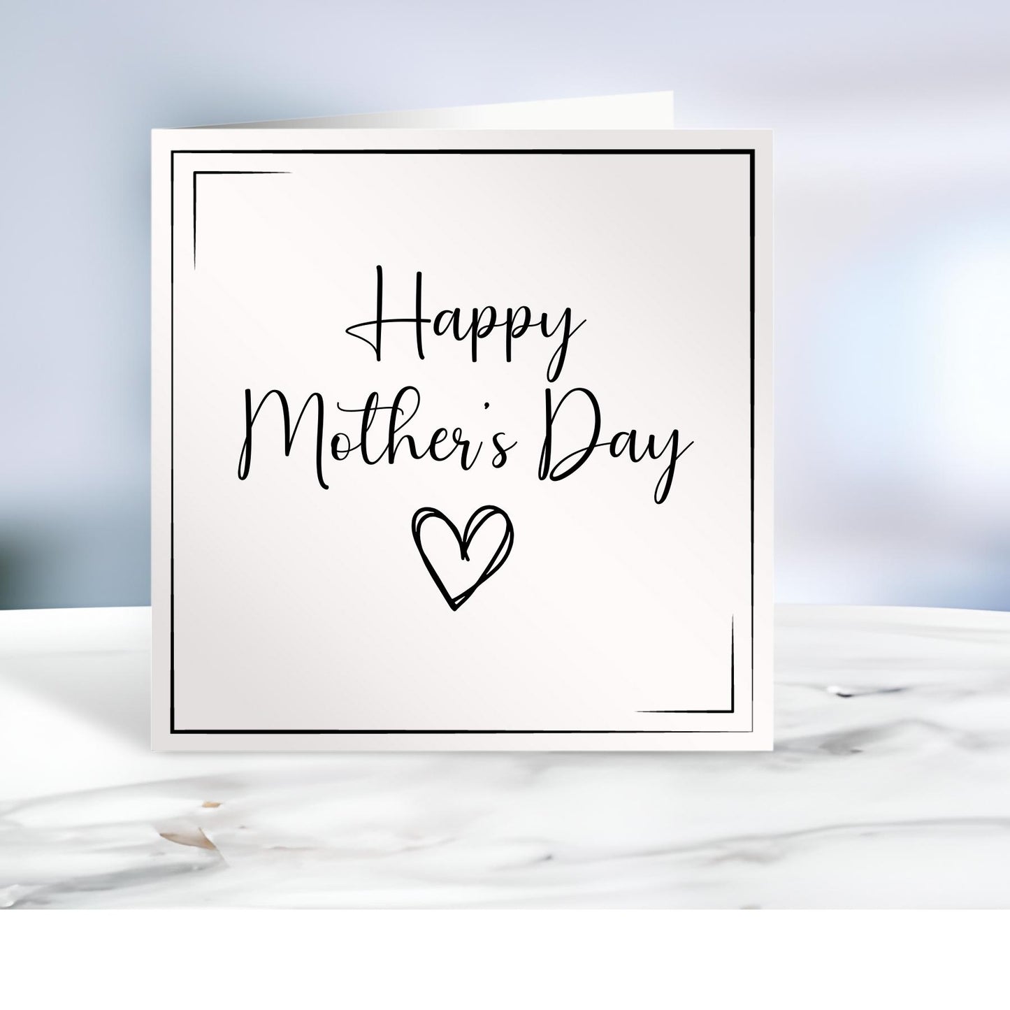 Personalised Mother's Day Card, Happy Mother's Day Mammy, Mummy, Mommy, Baby's First Mother's Day, Heart, Custom Card, Ireland, Irish