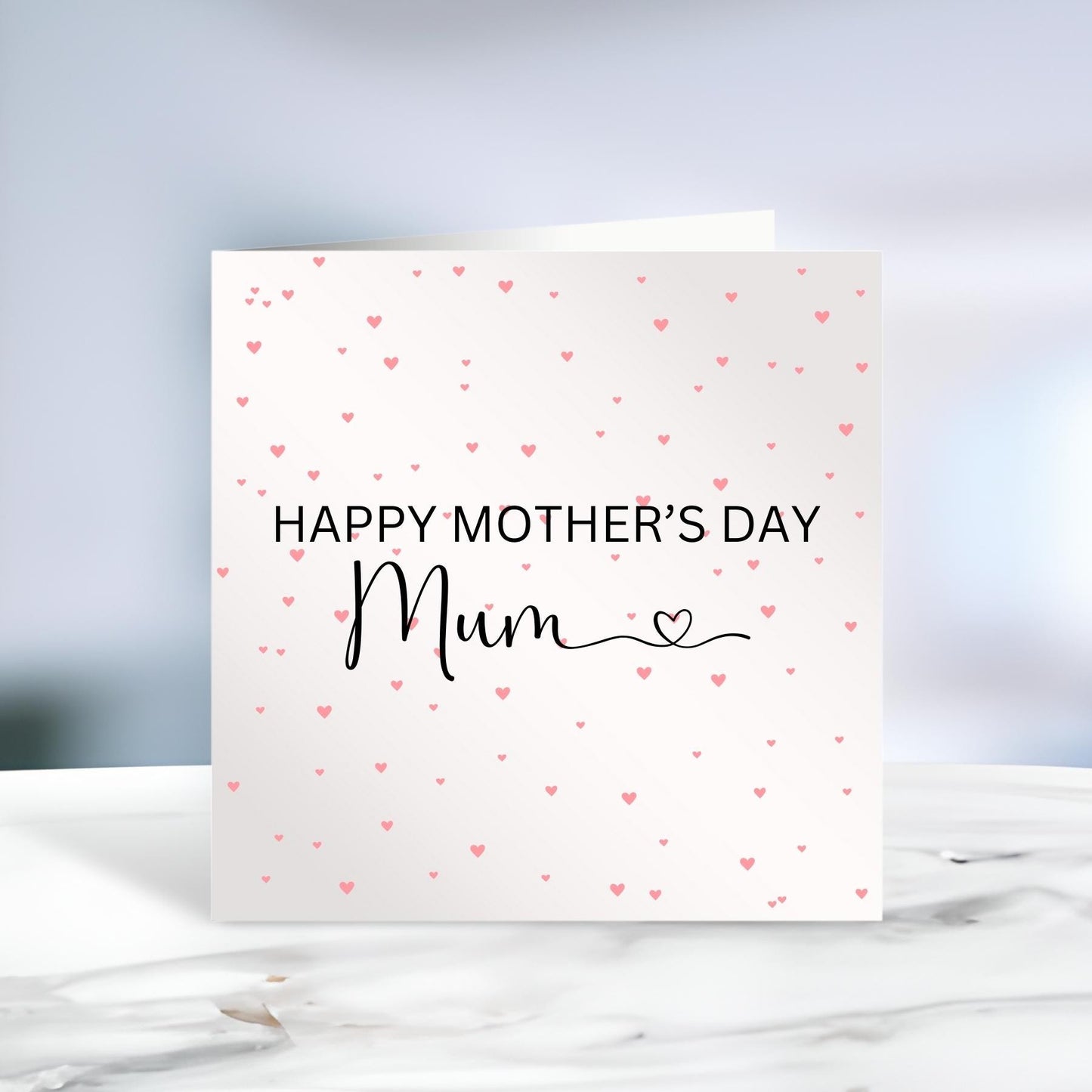 Personalised Mother's Day Card, Happy Mother's Day Mammy, Mummy, Mommy, Baby's First Mother's Day, Heart, Custom Card, Ireland, Irish
