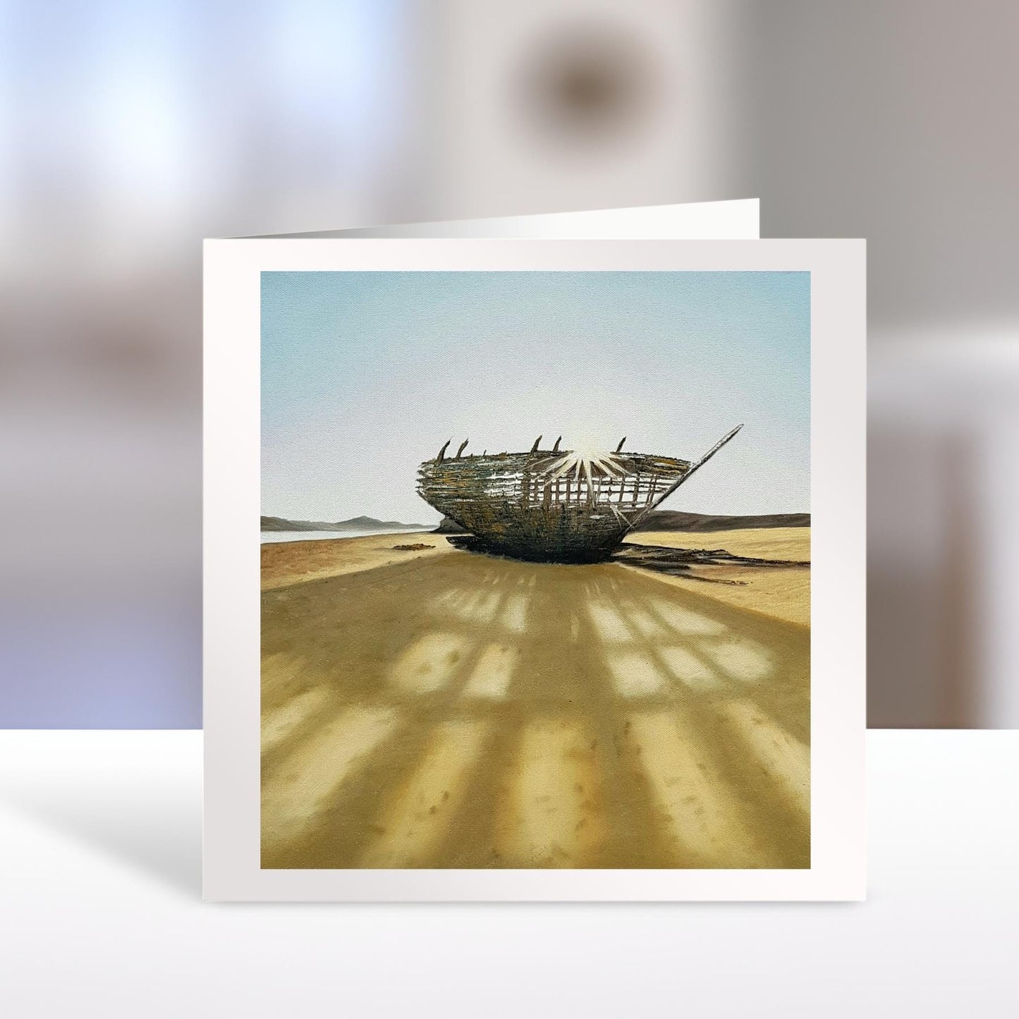 Bad Eddie County Donegal Landscape Greeting Card, Illustration Art (Printed in Ireland)