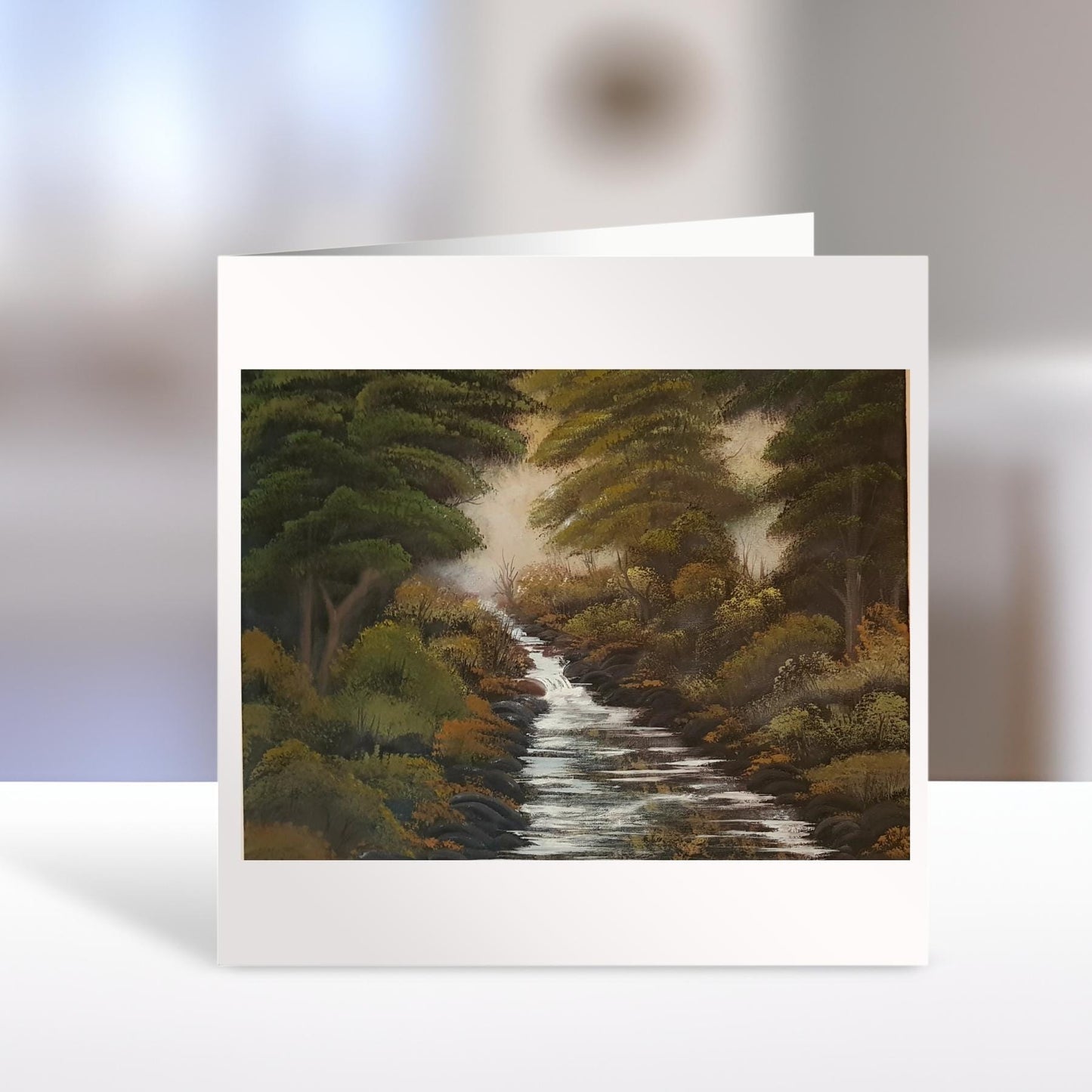 Greeting Card, Irish Landscape Illustration Greeting Card, County Donegal Art