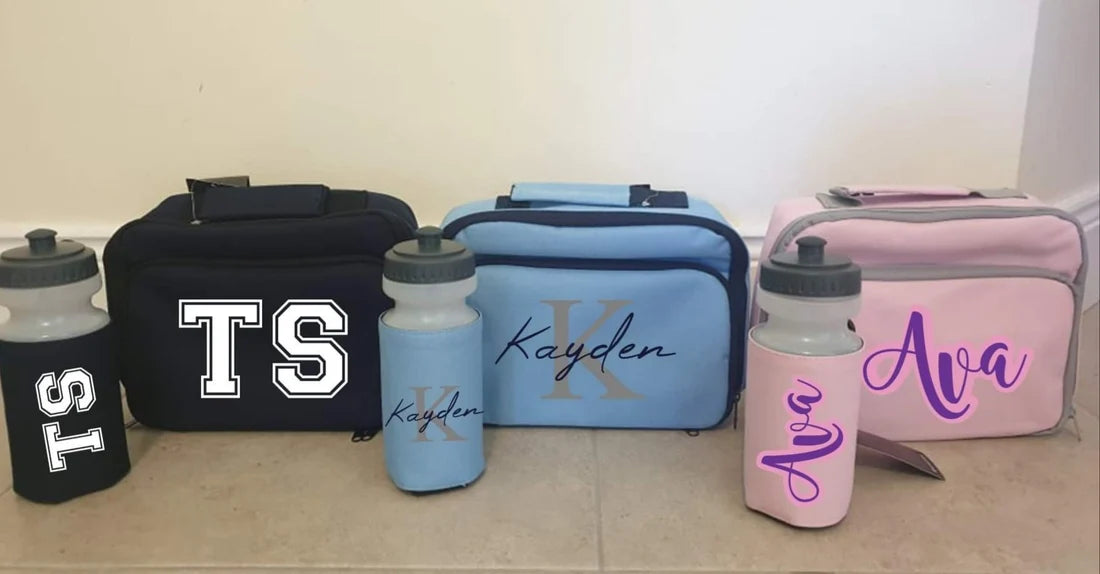 Personalised Back to School Set | Backpack, Lunch Bag & Water Bottle