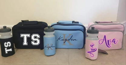 Personalised Back to School Set | Backpack, Lunch Bag & Water Bottle