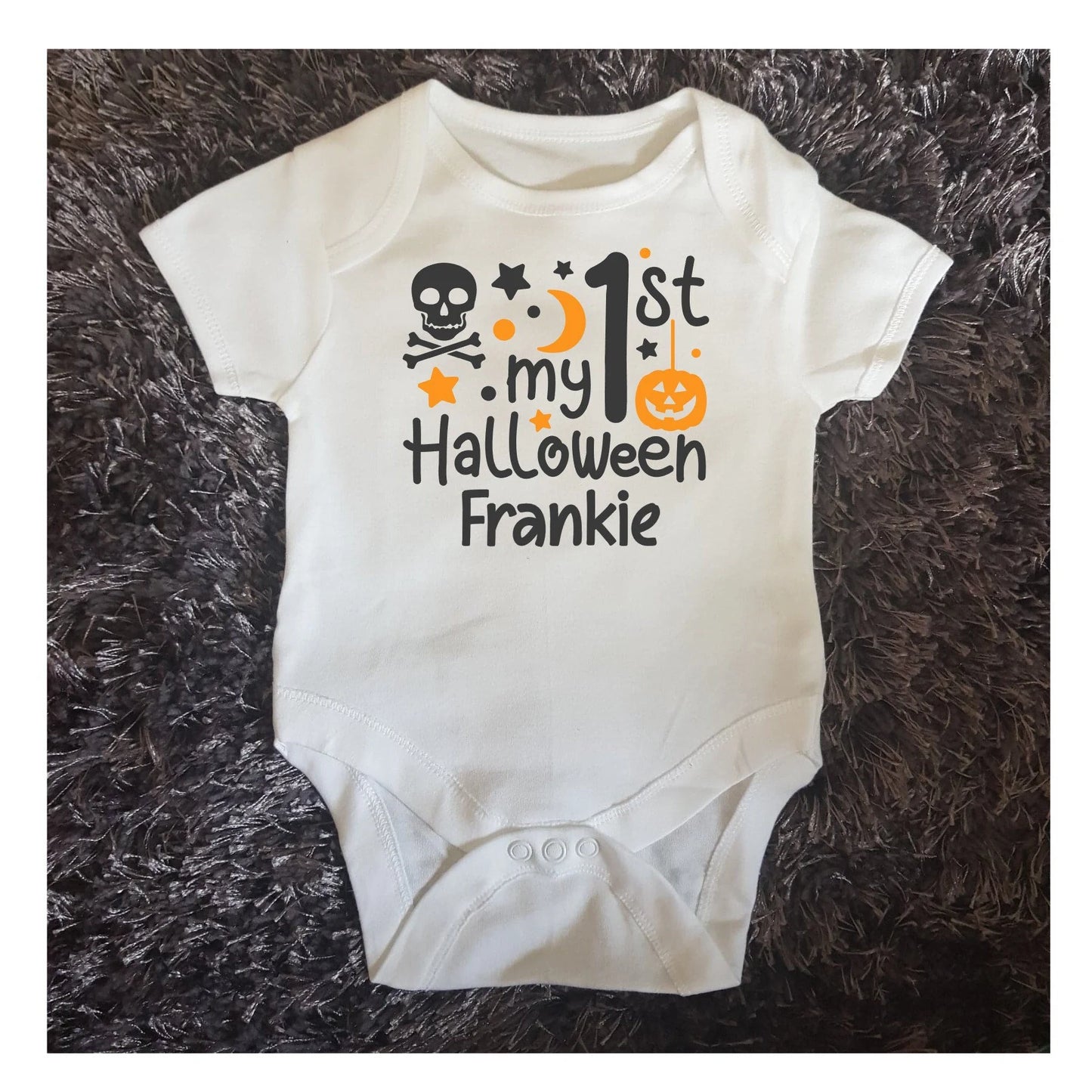 Personalised 1st Halloween Baby Vest