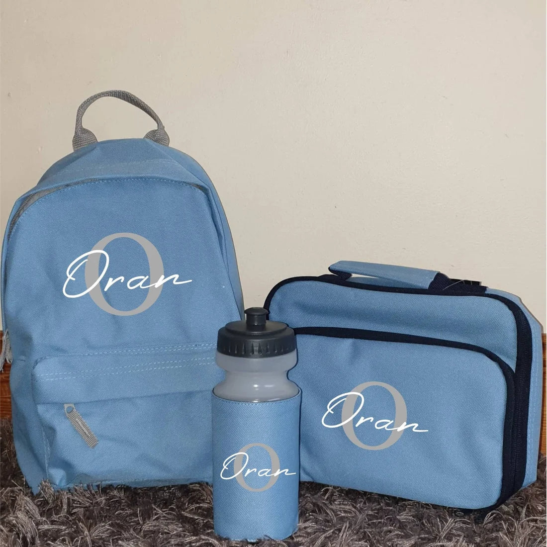 Personalised Back to School Set | Backpack, Lunch Bag & Water Bottle