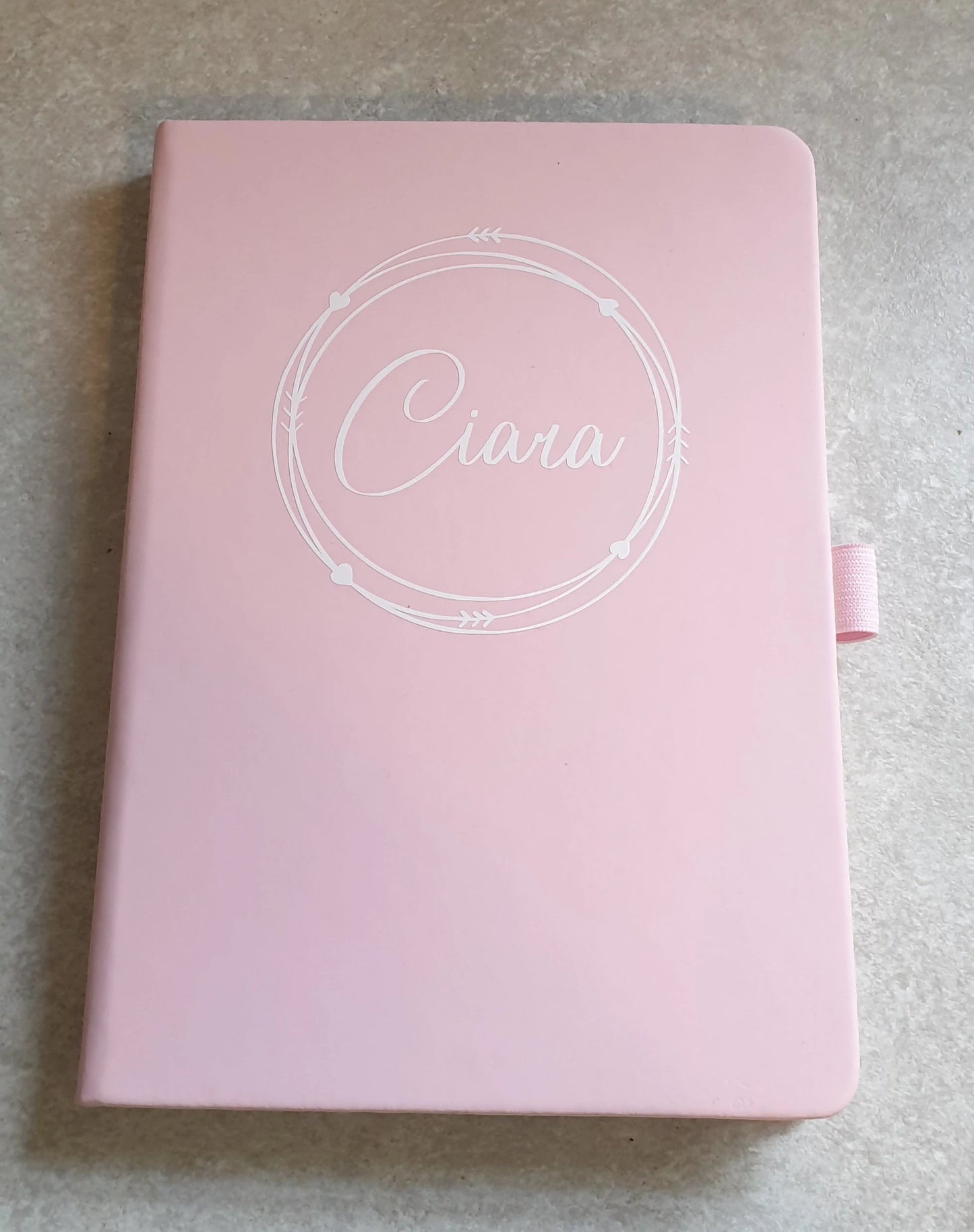 Personalised A5 notebook