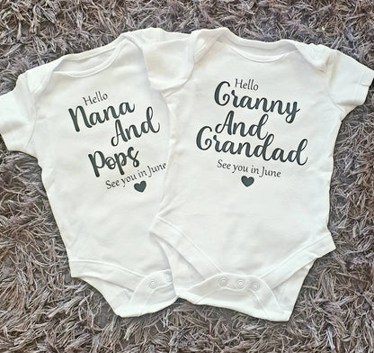 Personalised Pregnancy Announcement - Hello Family
