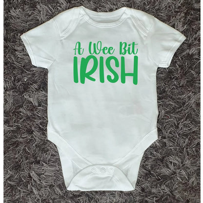 A Wee Bit Irish Baby Vest - Irish Baby Gift