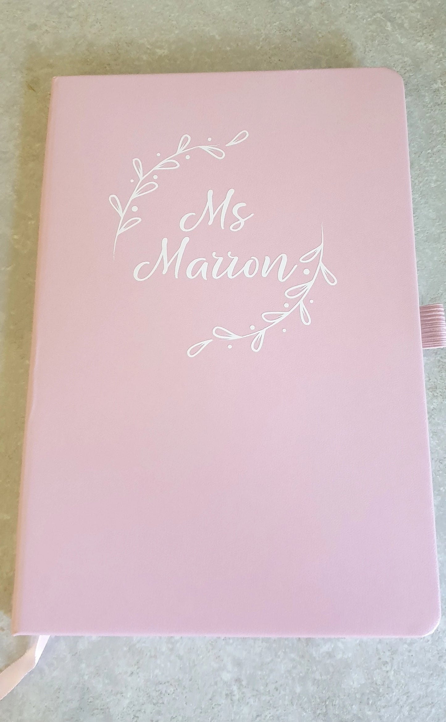 Personalised A5 notebook