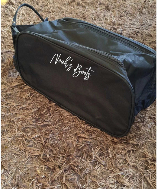 Personalised Football/GAA Boot Bag With Name, Kids Sport Kit Bag