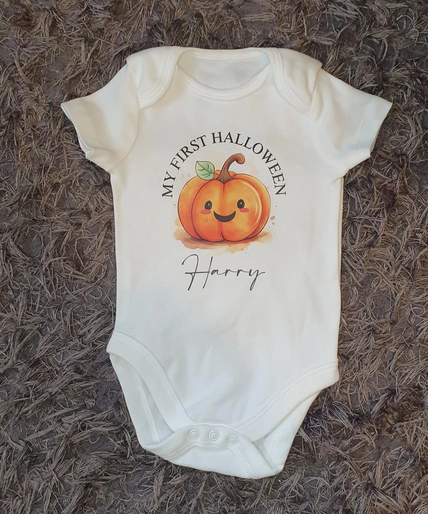 My First Halloween Baby Vest