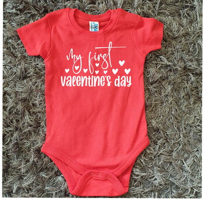Valentine’s Day Baby Vest - My First Valentine’s