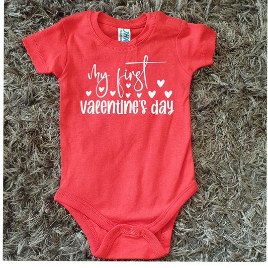 Valentine’s Day Baby Vest - My First Valentine’s