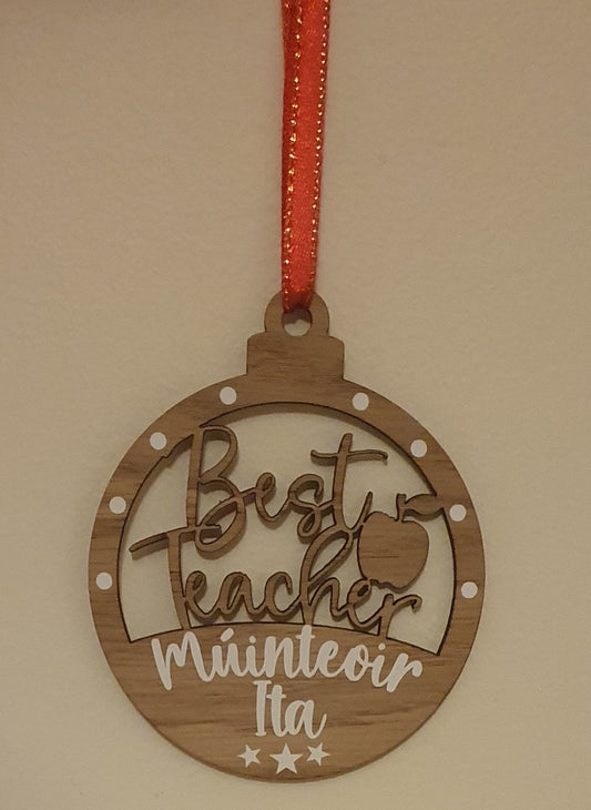 Personalised Best SNA Christmas Decoration | Ireland