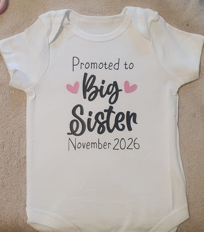 Big Sister Baby Vest