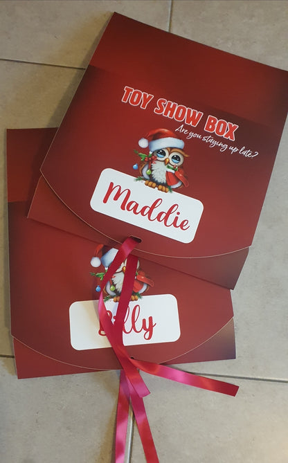 Personalised Toy Show Treat Box