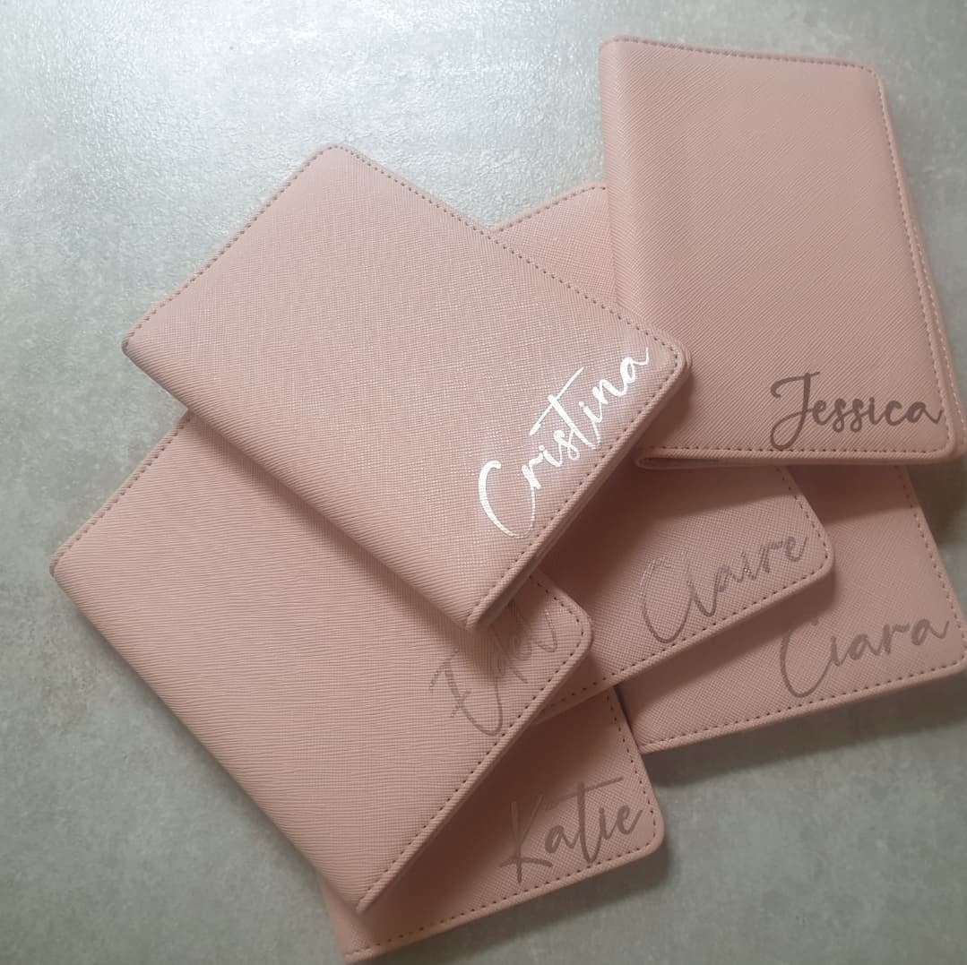 Personalised Passport Cover & Luggage Tag - PU Leather