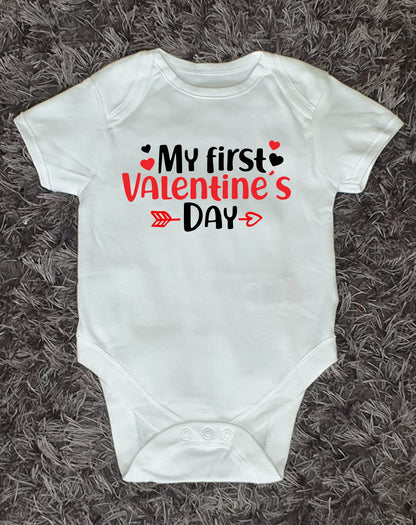 Personalised Valentine’s Day Baby Vest - My First Valentines Day