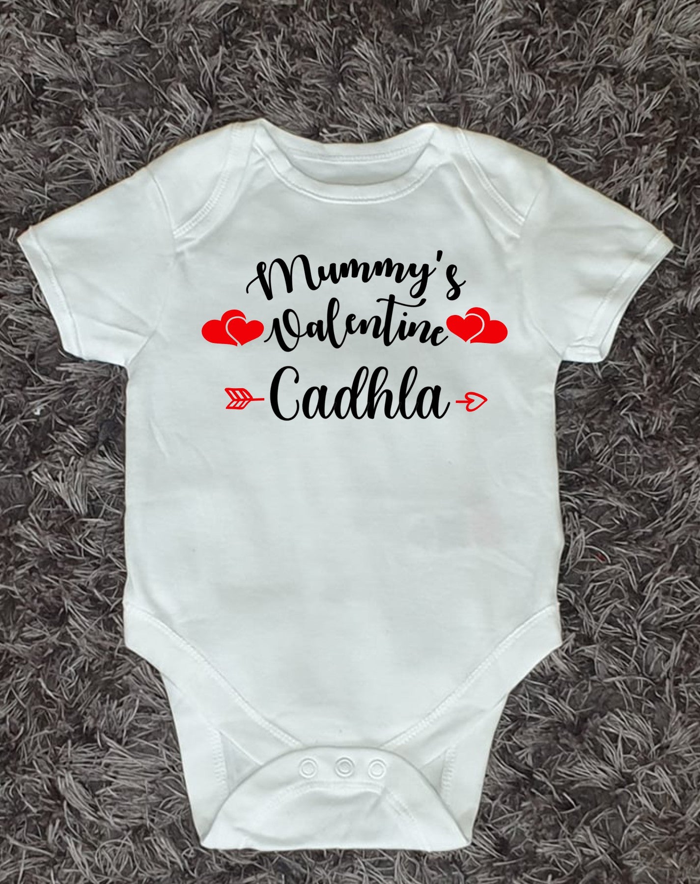 Personalised Valentine’s Day Baby Vest - Mummy's Valentine/Daddy's Valentine