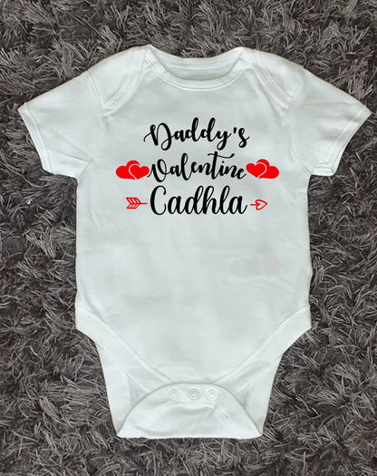 Personalised Valentine’s Day Baby Vest - Mummy's Valentine/Daddy's Valentine