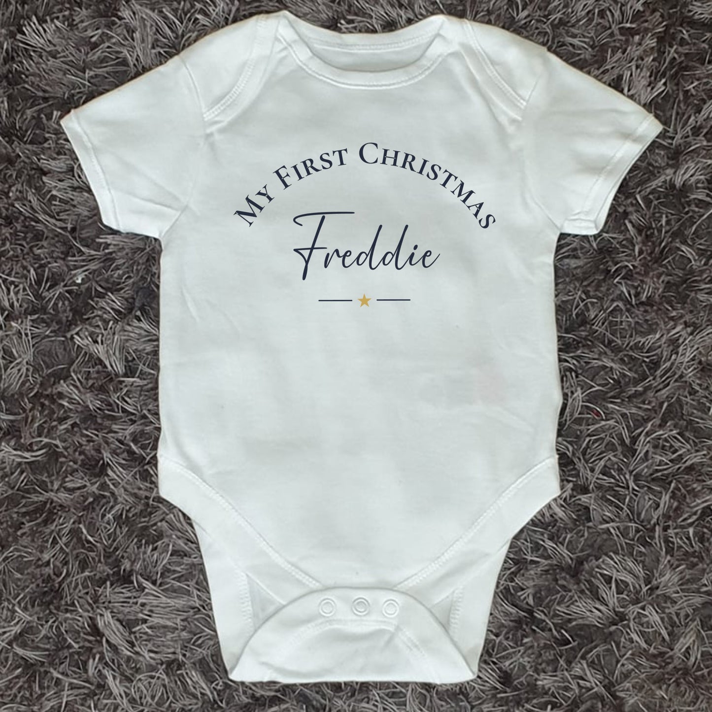 Personalised My First Christmas Baby Vest | Ireland