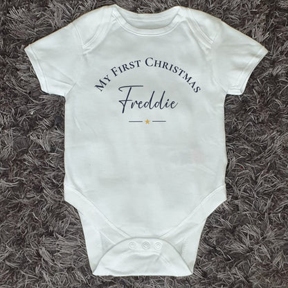 Personalised My First Christmas Baby Vest | Ireland