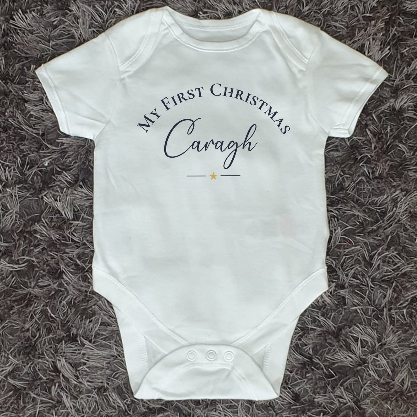 Personalised My First Christmas Baby Vest | Ireland